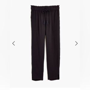 Madewell light spun beach pant black size 2X